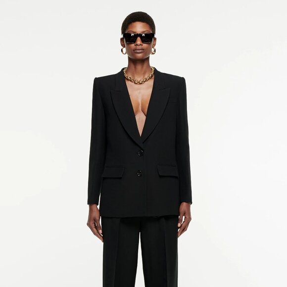 Roland Mouret Silk Wool Blazer - Picture 1 of 11